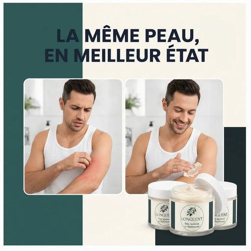 Longuent — Baume Réparateur Apaisant pour Peaux Sèches, Eczéma & Psoriasis