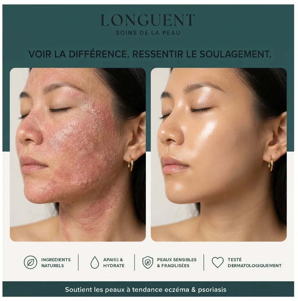 Longuent — Baume Réparateur Apaisant pour Peaux Sèches, Eczéma & Psoriasis